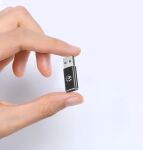 Manhattan 153980 Kabeladapter USB A USB C Schwarz