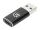 Manhattan 153980 Kabeladapter USB A USB C Schwarz