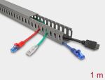 DELOCK Verdrahtungskanal 40 x 40 mm - Länge 1 m grau