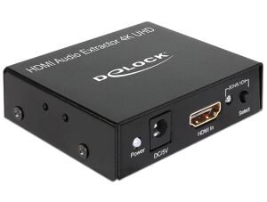 DeLOCK 62692 Audio-/Video-Leistungsverstärker AV-Receiver Schwarz