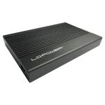 LC-Power LC-25U3-C Speicherlaufwerksgehäuse HDD / SSD-Gehäuse Schwarz 2.5"