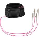 EFB Elektronik O8303S30OM4 InfiniBand/Glasfaserkabel 30 m 4x LC U-DQ(ZN) BH Beige, Schwarz, Magenta