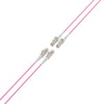 EFB Elektronik O8303S30OM4 InfiniBand/Glasfaserkabel 30 m 4x LC U-DQ(ZN) BH Beige, Schwarz, Magenta