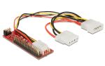 DELOCK Adapter SATA SATA 22Pin -> IDE 40Pin Bu/St