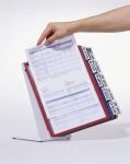 Durable VARIO Dokumentenanzeige-Karussell Tisch/Bank Porträt A4