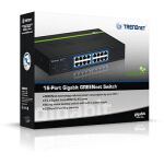 Trendnet TEG-S16DG Netzwerk-Switch Unmanaged Schwarz