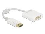 DELOCK Adapter DisplayPort 1.1 Stecker zu DVI Buchse Passiv