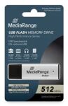 MediaRange MR1904 USB-Stick 512 GB USB Typ-A 3.2 Gen 1 (3.1 Gen 1) Schwarz, Silber