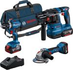 Bosch Professional 18V System Akku-Combo Kit: GSB 18V-45...