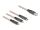 DeLOCK USB RGB Ladekabel 3 in 1 Typ-A zu Lightning / Micro USB / USB Type-C 1,20 m