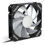 Sharkoon SHARK Mirror PWM RGB Computergehäuse Ventilator 12 cm Schwarz 1 Stück(e)
