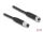 DeLOCK M8 4 Pin Kabel A-kodiert Stecker zu Buchse PUR (TPU) 2 m