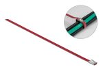DELOCK Edelstahlkabelbinder L 200 x B 4,6 mm rot 10...
