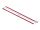 DELOCK Edelstahlkabelbinder L 200 x B 4,6 mm rot 10 Stück