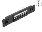 DELOCK 10" Keystone Patchpanel 6 Port werkzeugfrei