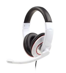 Gembird MHS-001-GW Kopfhörer & Headset Kabelgebunden Kopfband Anrufe/Musik Weiß