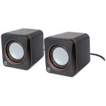 Manhattan 2600 Lautsprechersystem, USB, kompakt, 2 Lautsprecher