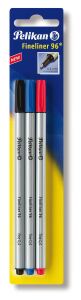 Pelikan 96 Fineliner Fein Schwarz, Blau, Rot 3 Stück(e)