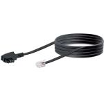 Schwaiger 3.0m RJ-12 - TAE-F 3 m Schwarz