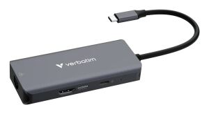 Verbatim 32157 Schnittstellen-Hub USB 3.2 Gen 1 (3.1 Gen 1) Type-C 5000 Mbit/s Grau