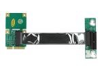 DELOCK Riser Card PCIe x1 -> Mini PCIe 9cm flexibles Kabel