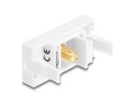 DELOCK Easy 45 Modul SMA Buchse zu SMA Buchse weiß