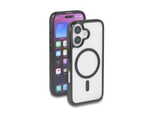 DELOCK Schutzhülle iPhone 16 kompatibel, MagSafe transparent