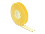 DELOCK Kabelbinder Klettverschluss 3000x13mm 1x Rol gelb