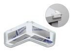DELOCK Kantenschutz selbstklebend 40x40x13 mm transparent