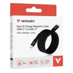 Verbatim 31863 USB Kabel USB 2.0 1,2 m USB C 0,48 Gbit/s 100 W Schwarz