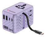Verbatim 30193 Ladegerät für Mobilgeräte Universal Violett AC Schnellladung Drinnen