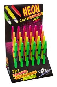 Wedo Touch Pen 3-in-1 NEON Eingabestift Gemischte Farben