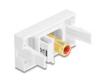 DELOCK Easy 45 Modul Cinch Buchse zu Cinch Buchse...