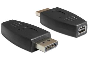 DeLOCK 65237 Kabeladapter Displayport mini Displayport Schwarz