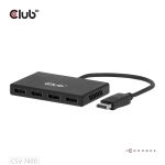 CLUB3D Quad DisplayPort™ Hub – 4 x 4K Resolution @ 30Hz, MST Support