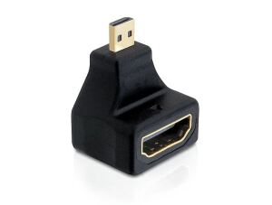 DELOCK HDMI Adapter A -> micro D Bu/St 90° oben