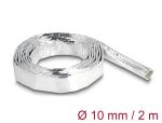 DELOCK Kabelschlauch aus Glasfasergeflecht und Alu 2m x 10mm