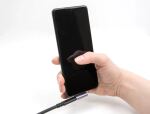 DeLOCK USB Adapter 40 Gbps USB Type-C PD 3.0 100 W Stecker zu Buchse gedreht gewinkelt links / rechts 8K 60 Hz Metall