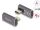 DeLOCK USB Adapter 40 Gbps USB Type-C PD 3.0 100 W Stecker zu Buchse gedreht gewinkelt links / rechts 8K 60 Hz Metall