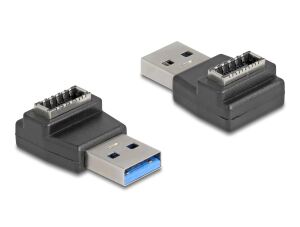 DELOCK Adapter USB 10 Gbps USB Typ-A St >Typ-E Key A Bu sw.