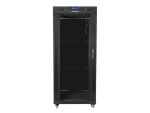 Lanberg FF01-6827-12BL Rack 27U Freistehendes Gestell Schwarz