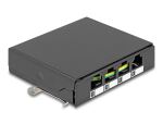 DeLOCK Leergehäuse 4 Port für Keystone...