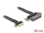 DELOCK Riser Karte PCI Express 3.0 x1 St > x4 Slot mit Kabel