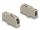 DeLOCK LWL Kupplung LC Simplex Buchse zu LC Simplex Buchse OM1/OM2 beige