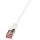 LogiLink 1m Cat.6 S/FTP Netzwerkkabel Weiß Cat6 S/FTP (S-STP)
