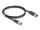 DELOCK M12 Kabel X-kodiert 8 Pin Stecker zu Buchse PVC 1 m
