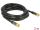 DELOCK Antennenkabel F -> F St/St 3.00m schwarz