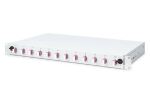 Digitus LWL Spleißbox, 1HE, bestückt, 12x LC DX, OM4