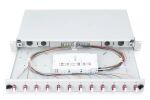 Digitus LWL Spleißbox, 1HE, bestückt, 12x LC DX, OM4