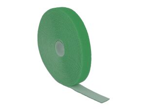 DELOCK Kabelbinder Klettverschluss 10.000x20mm 1x Rol grün